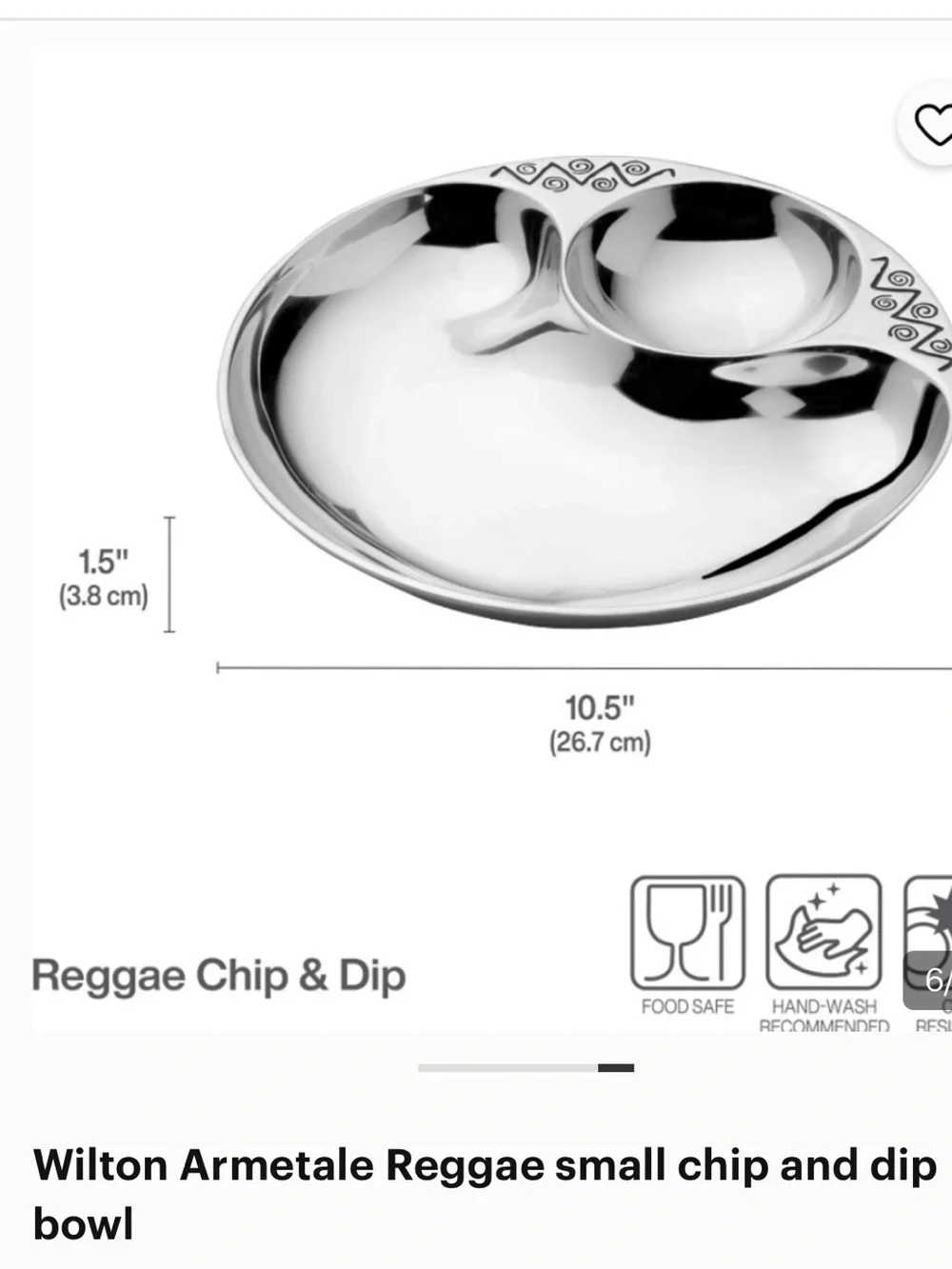 Wilton Armetale Silver Two-Section Chip & Dip Tray!EXCELLENT